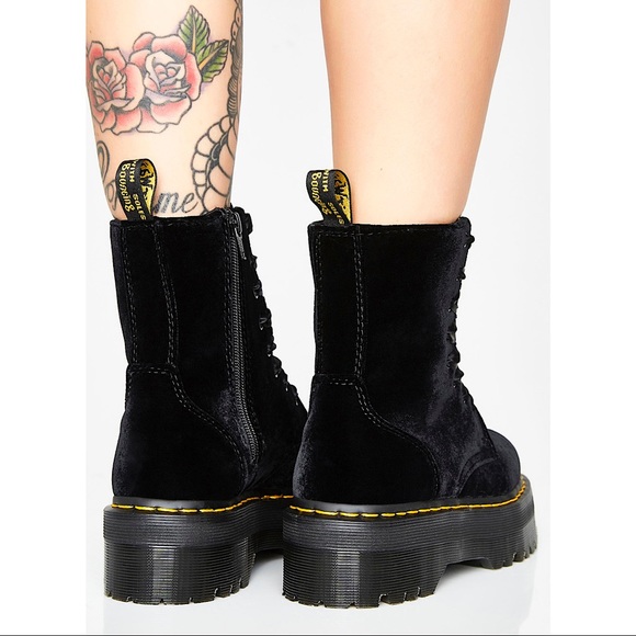 Dr. Martens Jadon Velvet Platform Boot *RARE* NWOB - Picture 9 of 16